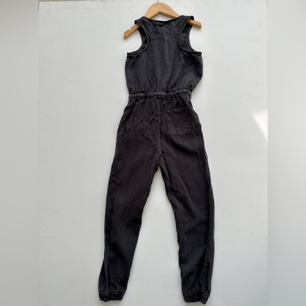 Silver Jeans - Girls Black Sleeveless Jumpsuit - Size 6 - Picture 8 of 8